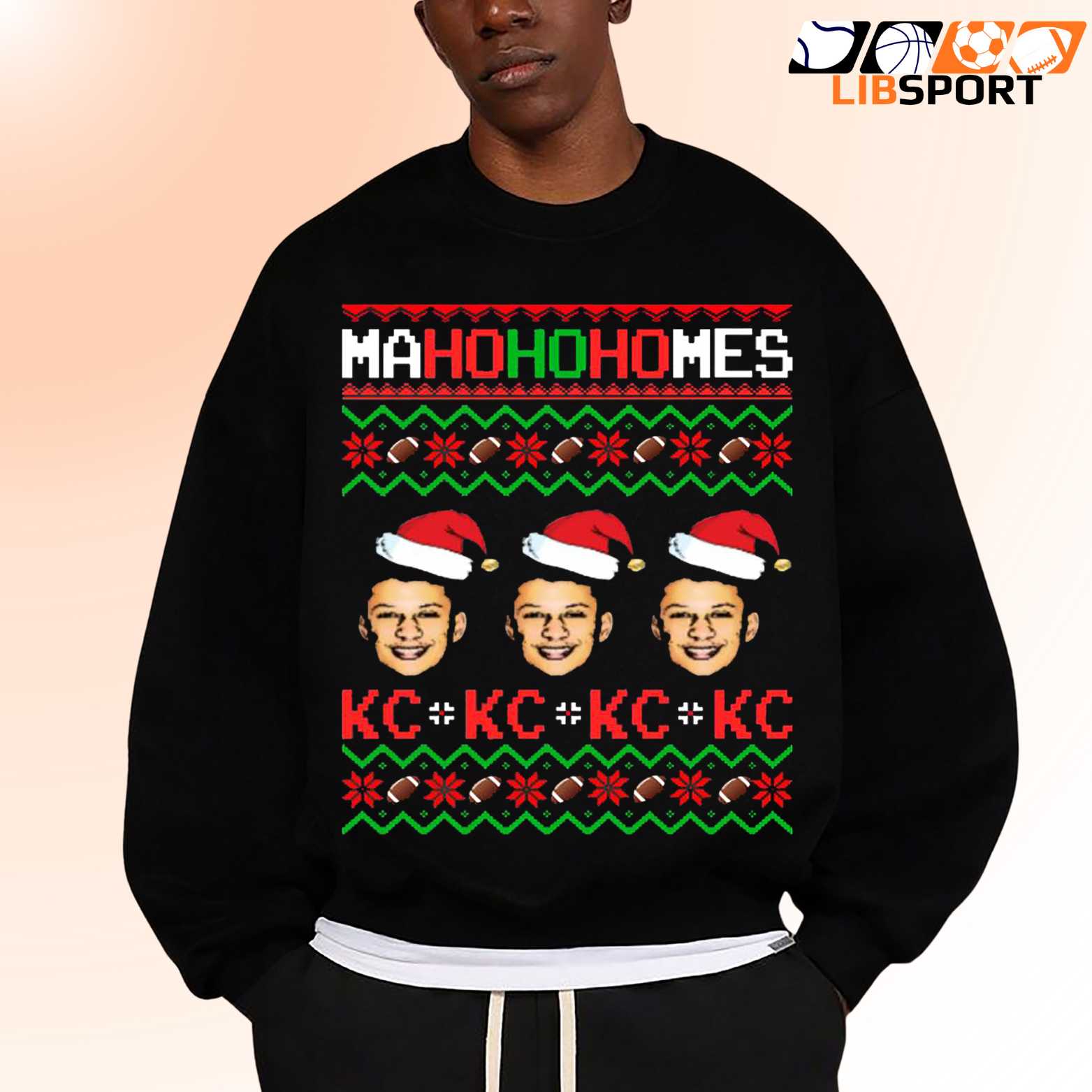 Patrick Mahomes Christmas Shirt, Kansas City Chiefs Tee, Unisex T-Shirt